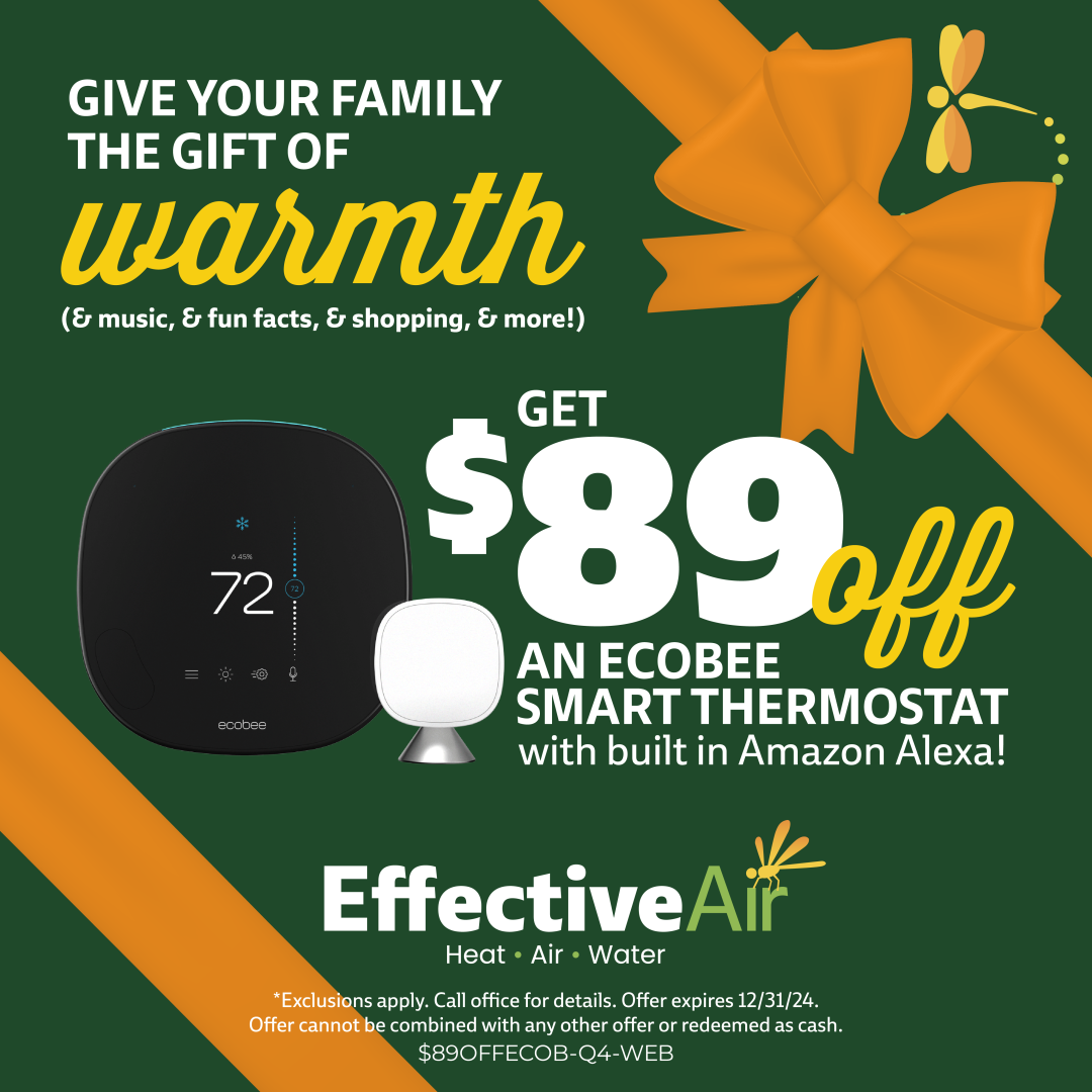 $89 off EcoBee Smart Thermstat with Amazon Alexa compatibility!